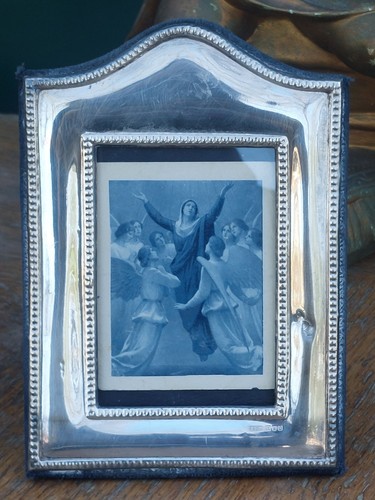 Cadre photo argent massif - cadre,