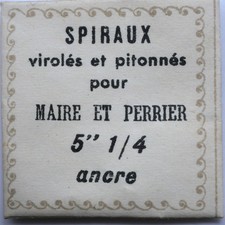 Spiral de Balancier - Maire et