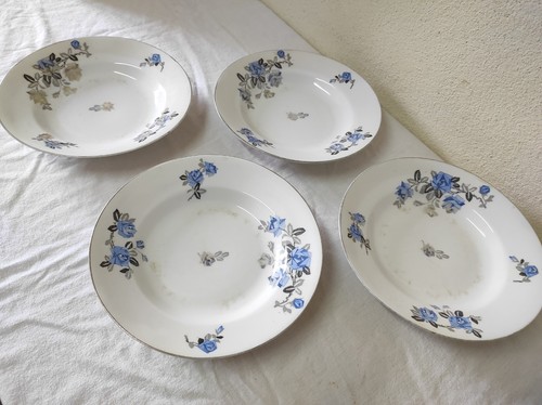 Anciennes assiettes creuses - 4,