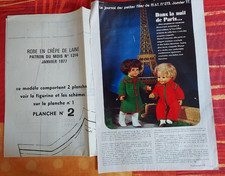 2 PATRONS POUPEE MODES ET