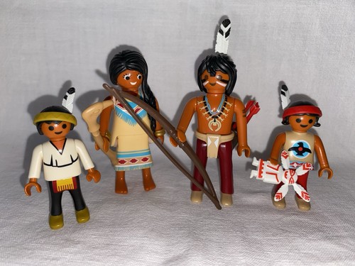 Playmobil famille indiens - playmobil,