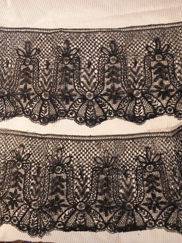 Guipure dentelle noire xixe - guipure,