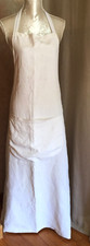 Tablier lin ancien fait - ancien,