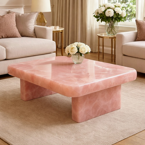 Handcrafted rose quartz - handcrafted,
