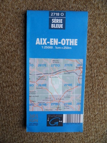 525 carte ign série - 525-,