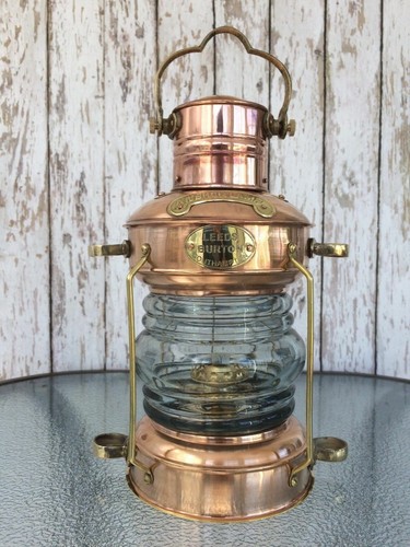 Lampe huile ancre en - à, d'ancre