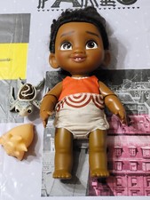 RARE POUPEE DISNEY 56805 MOANA VAIANA BEBE INTERACTIF 38 CM COQUILLAGE TORTUE