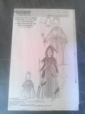 patron poupée modes et travaux NON DECOUPER COMPLET  Octobre 2013