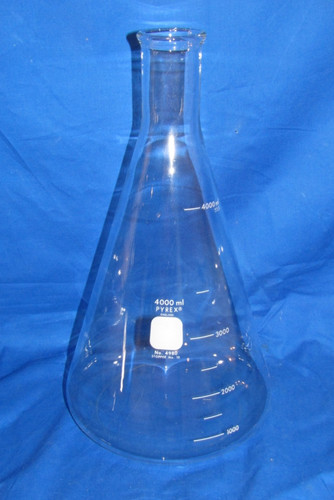 Pyrex 4000ml glass - glass, erlenmeyer