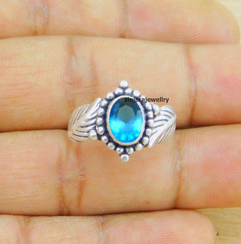 Bague pierre précieuse topaze