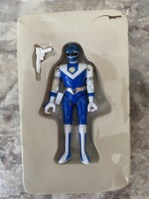 BIOMAN 2 MASKMAN FORCE BLEUE BIOMAN 2 DANS SON INSERT ORIGINAL BANDAI FRANCE 87