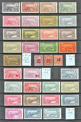 Timbres colonies françaises - colonies,