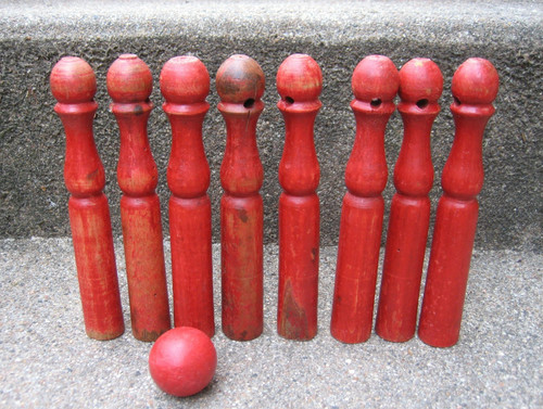 Ancien jeu quilles - ancien, 8