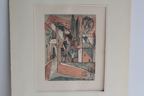 Lithographie originale bodjol - originale,
