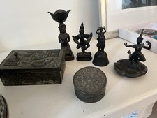 statue bronze art déco KHMER