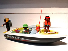 PLAYMOBIL BÂTEAU /VEDETTE PÊCHE PLONGÉE VACANCES ACCESSOIRES MER 
