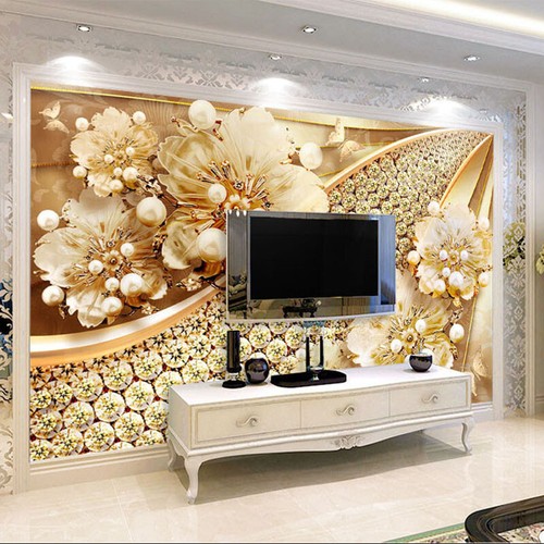 Papier peint style fleurs - style,