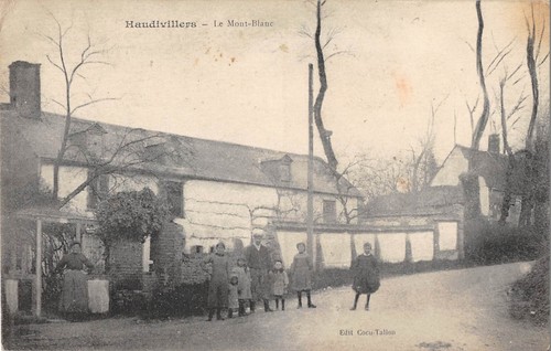 Cpa haudivillers mont - 60,