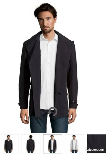 Caban bleu marine t56 xl - bleu,