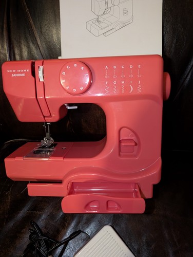 Pink janome new home - janome,