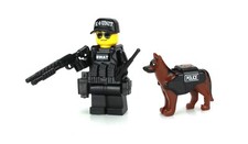 Battle brick with police - brick,