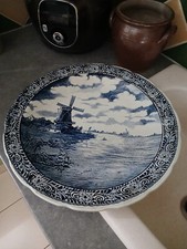 ASSIETTE MURALE DECORATION DELFTS SIGNEE NOUR DU CHATTEL