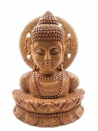 Lord bouddha en bois - 8,