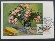 Carte Maximum Monaco Timbre N° 519 Fleurs Laurier Rose 1959