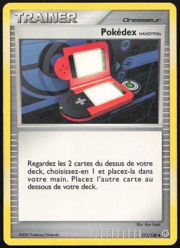 Carte pokémon pokédex - carte,
