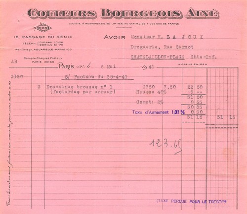 1941 couleurs bourgeois - couleurs, aine