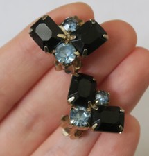 Vintage Black Blue Sapphire