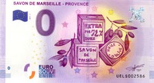 13 MARSEILLE Savon de Marseille, 2017, Billet Euro Souvenir