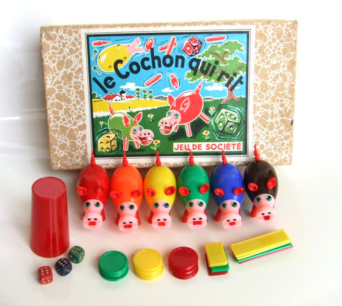 Cochon qui rit jeu ancien - le,