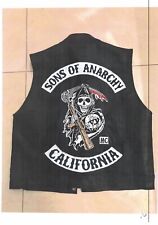 BLOUSON SANS MANCHE CUIR SONS OF ANARCHY
