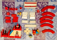 Lot Éléments Ancien Jouet Le Train Enchanté de Vulli  Vintage