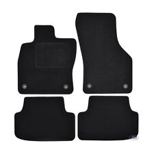 Tapis De Sol Velours Sur Mesure Pour Audi A3 8Y Depuis 2020 Fixation Ronde Noir