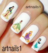 Disney princess nail art water - nail,