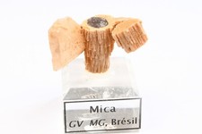 Mica du Bresil  25x35mm specimen minéral collection 