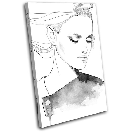Portrait woman illustration - of,