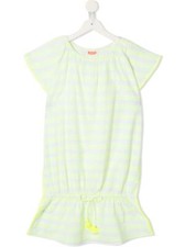 Robe Boho Jaune Néon Filles Age 3-4 Neuve S2381