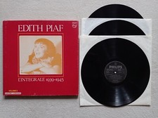 COFFRET 3 LP 33T EDITH PIAF "L'Intégrale 1939-1945 volume 2" FRANCE 1982 -