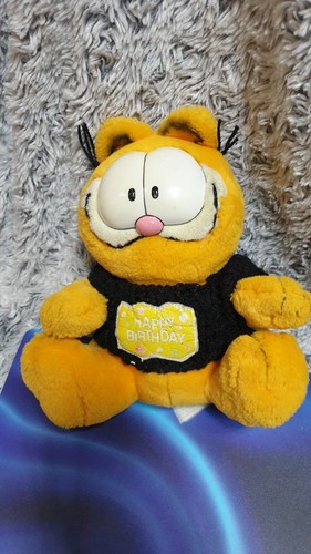Peluche garfield happy - garfield,