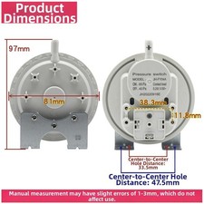 Pressostat d'air chaudière à gaz adapté à plusieurs types de systèmes de ch