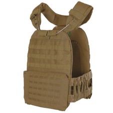 MFH Gilet tactique Laser MOLLE Militaire Chasse PALS Sécurité Airsoft Coyote Tan