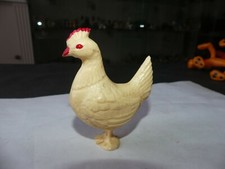 JOUET ANCIEN POULE EN