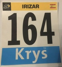 CYCLING ciclismo Dossard Tour