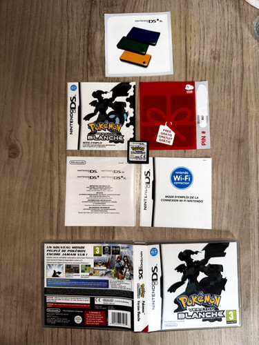 Jeu pokémon version blanche - jeu,