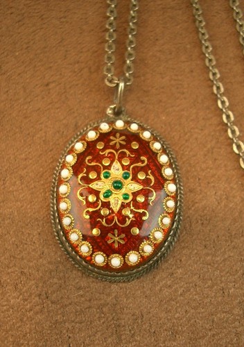 Bel ancien pendentif argent - bel,