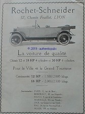 PUBLICITE ROCHET SCHNEIDER