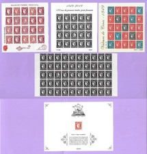 FRANCE 5 BLOCS CERES 2014 2019  Réf Y&T : F4871 ; F5305 ; 5305A ; F5361A ; BS10A